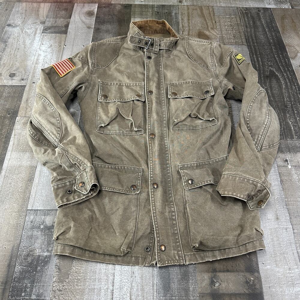 Men Denim‎ And Supply Polo Ralph Lauren Jacket Size Small Olive Green